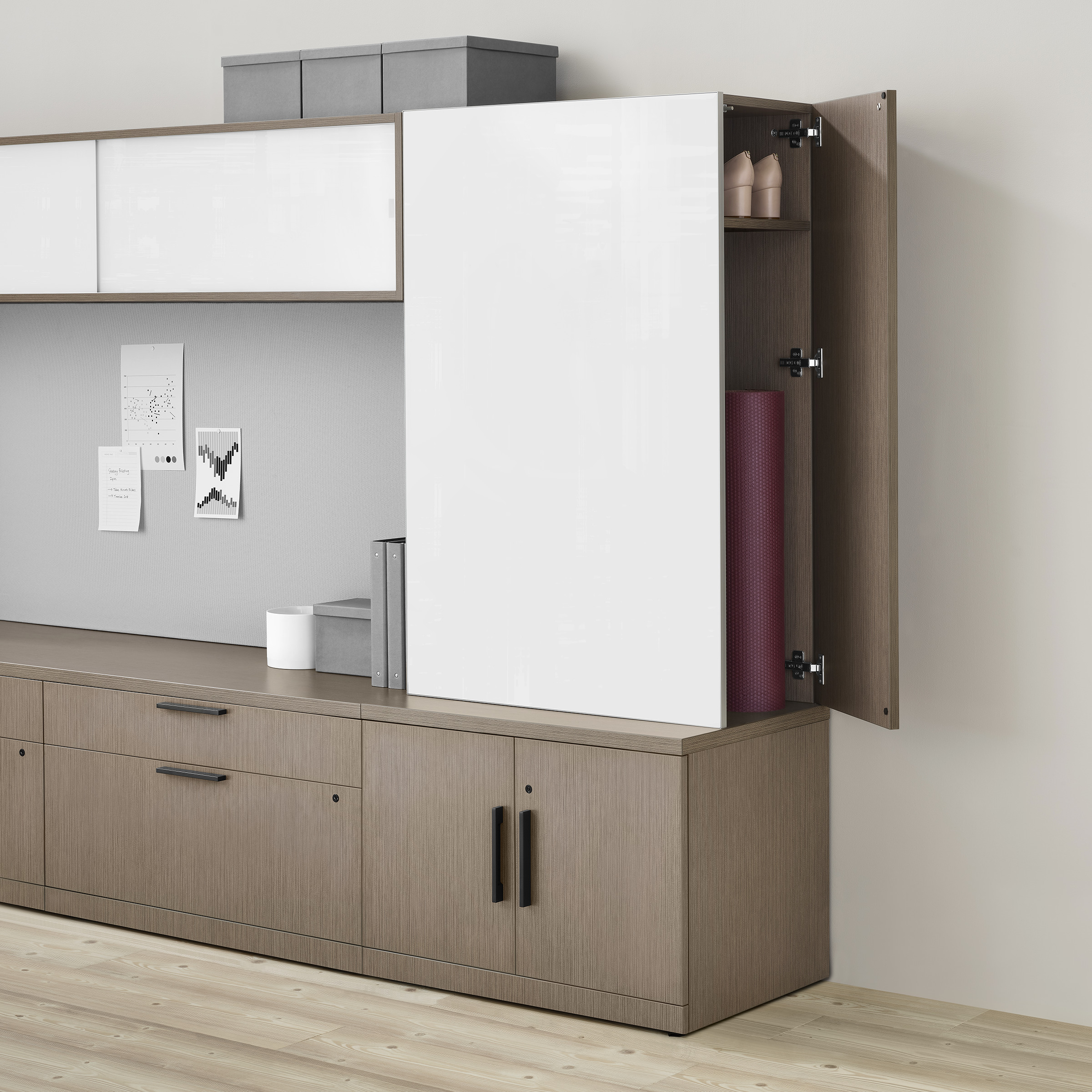 办公台|时尚中班台|办公家具|设计师家具|Canvas组合办公台